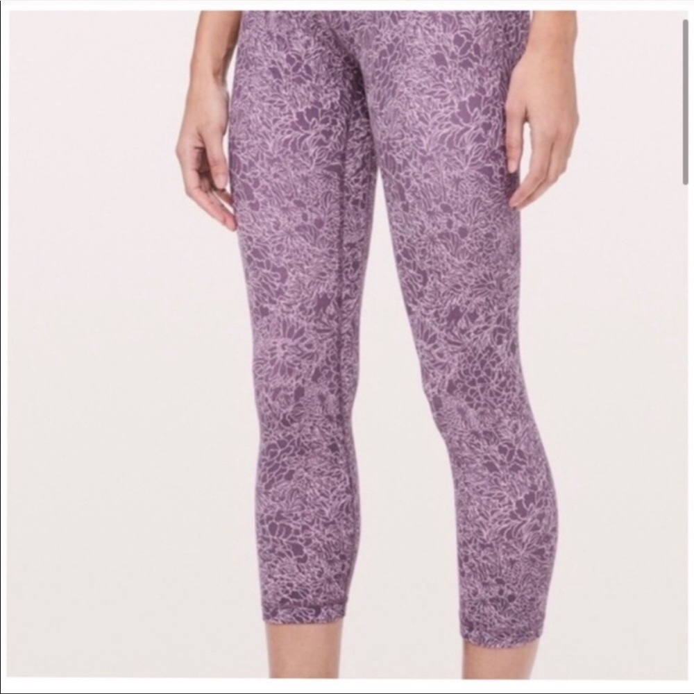 Lululemon floral align leggings